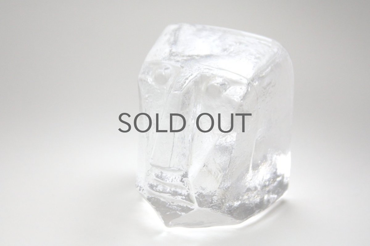 画像4: Erik Hoglund/エリックホグラン/ガラス/ブックエンド/レア 顔 (4)