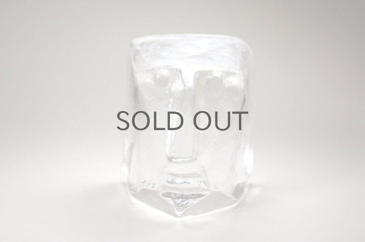 画像2: Erik Hoglund/エリックホグラン/ガラス/ブックエンド/レア 顔 (2)