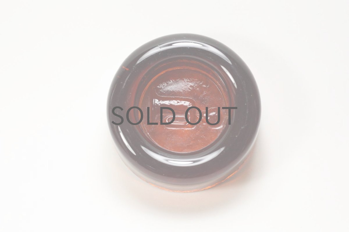 画像2: Erik Hoglund/エリックホグラン /ガラス/アッシュトレイ/アンバー/ラッパ (2)