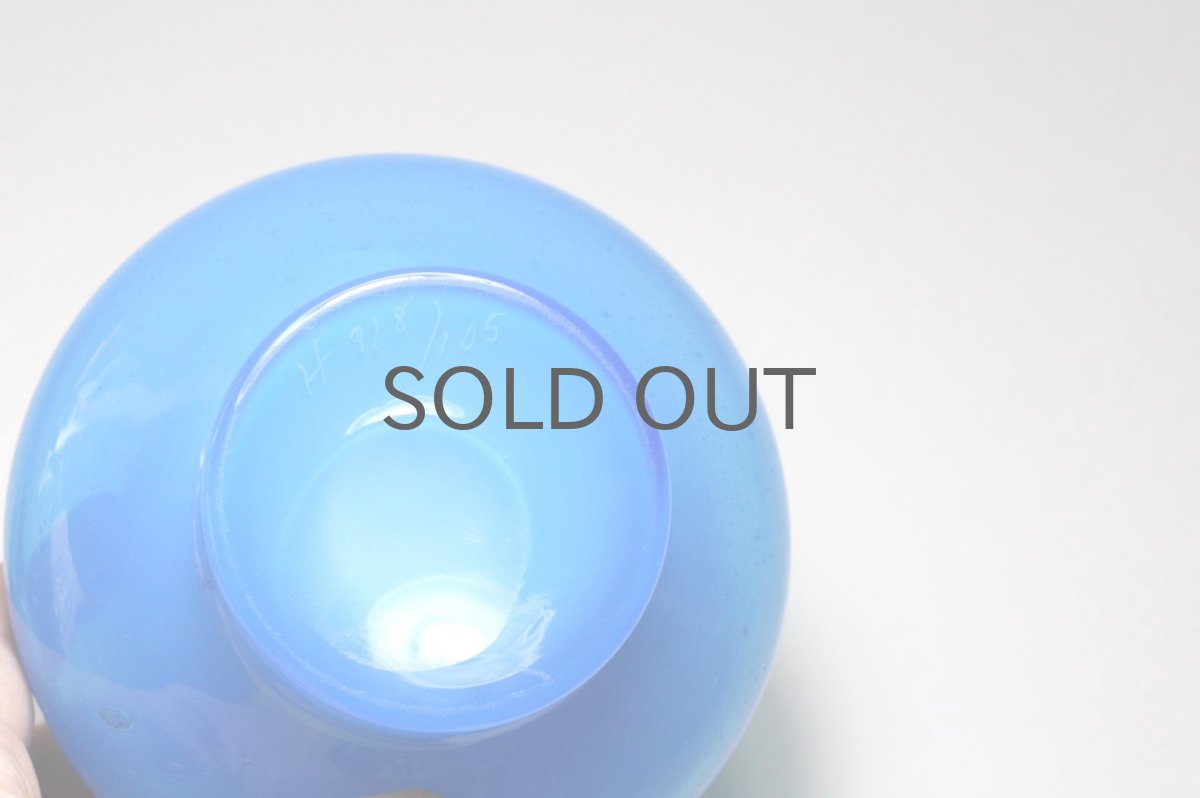 画像6: Erik Hoglund/エリックホグラン/フラワーベース/ミルキーブルー/Mサイズ (6)