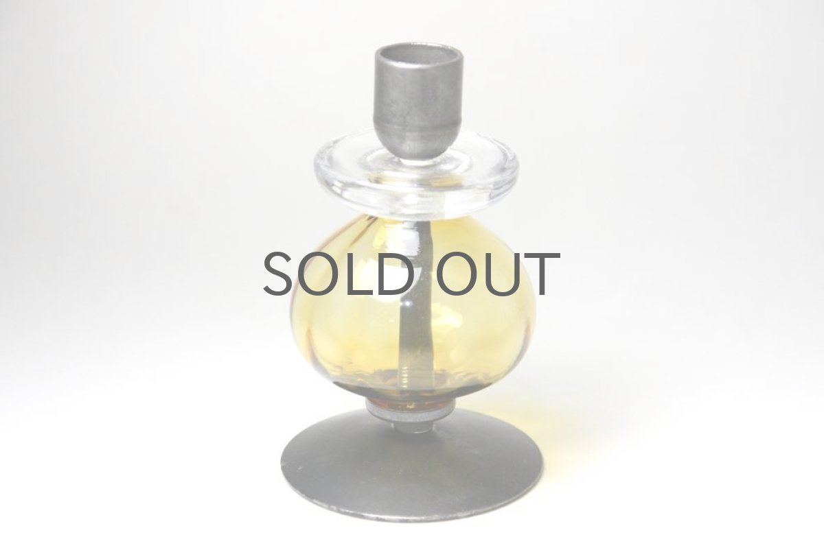 画像3: Erik Hoglund/エリックホグラン/BODA社製/ガラスキャンドルホルダー/アンバー Sサイズ/ No.2 (3)