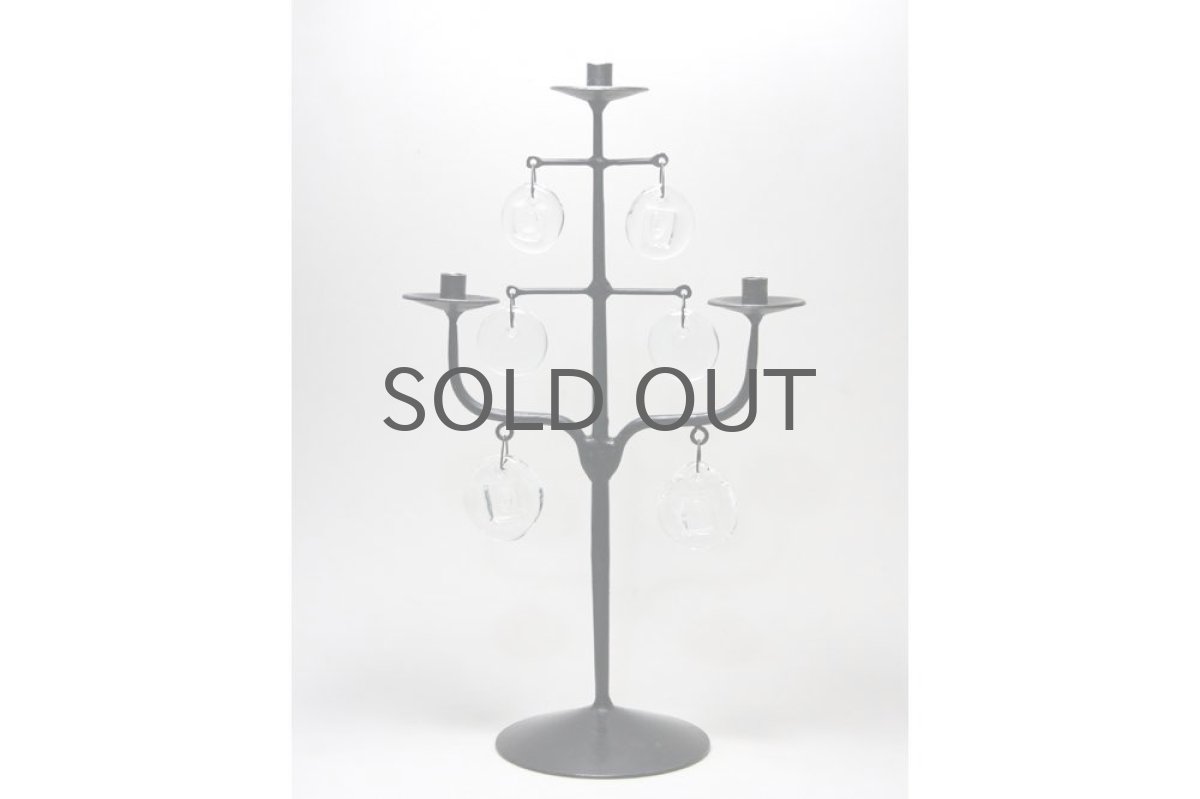 画像2: Erik Hoglund/エリックホグラン/BODA社製/ガラスキャンドスタンド/ツリー型 (2)