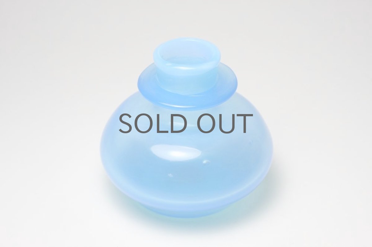 画像2: ErikHoglund/エリックホグラン/一輪挿し/ミルキーブルー/No.2 (2)