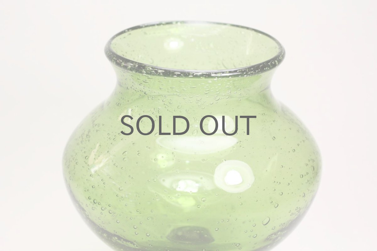 画像4: Erik Hoglund/エリックホグラン/ 気泡入り/ゴブレット/グリーン (4)