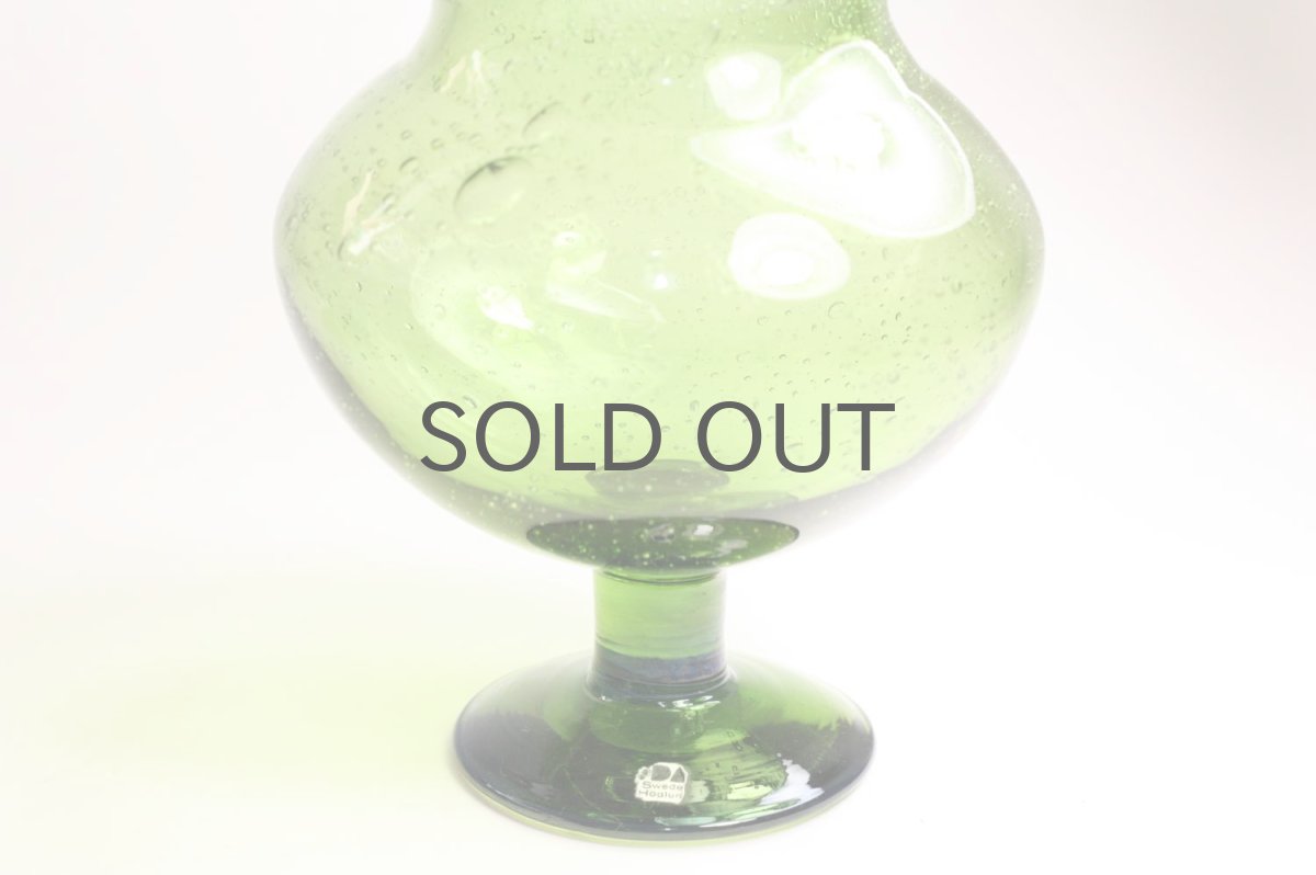 画像6: Erik Hoglund/エリックホグラン/ 気泡入り/ゴブレット/グリーン (6)