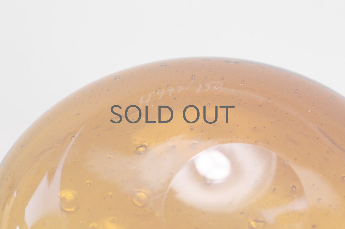 画像6: Erik Hoglund/エリックホグラン/気泡入り/ベース/アンバー/Lサイズ (6)