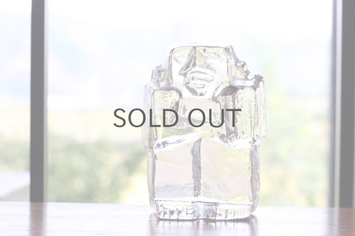 画像2: Erik Hoglund/エリックホグラン/ガラス/腕組みヒト/ブックエンド (2)