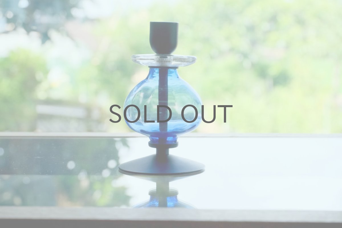 画像8: Erik Hoglund/エリックホグラン/BODA社製/ガラスキャンドルホルダー/ブルー/ Sサイズ (8)