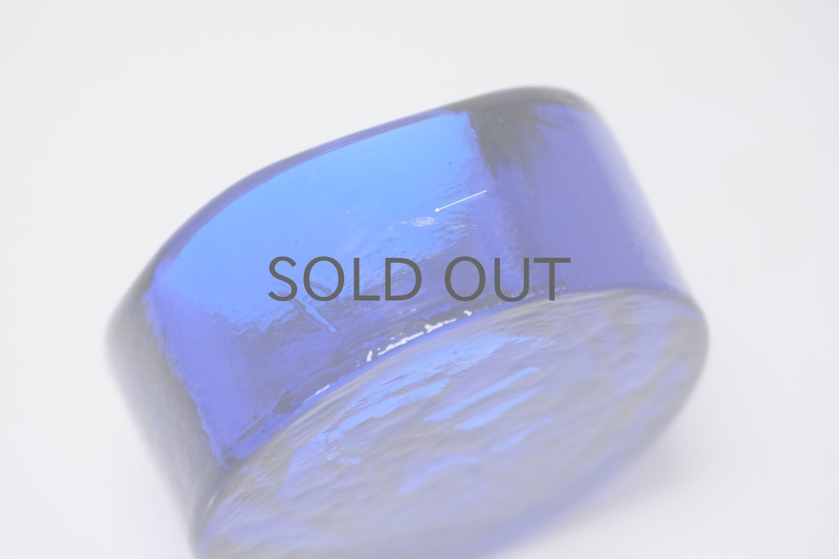 画像6: Erik Hoglund/エリックホグラン/ガラス/アッシュトレイ/ブルー/ネコ (6)