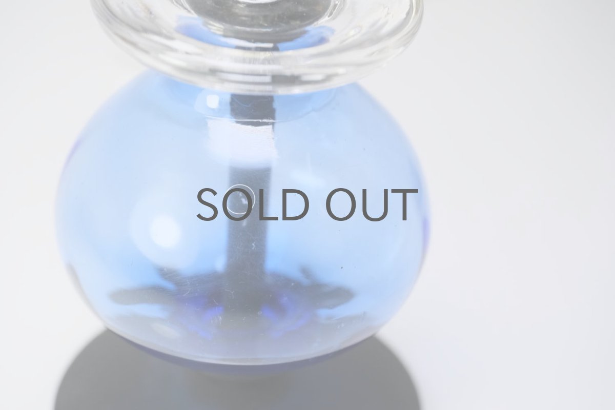 画像3: Erik Hoglund/エリックホグラン/BODA社製/ガラスキャンドルホルダー/ブルー/ Sサイズ (3)