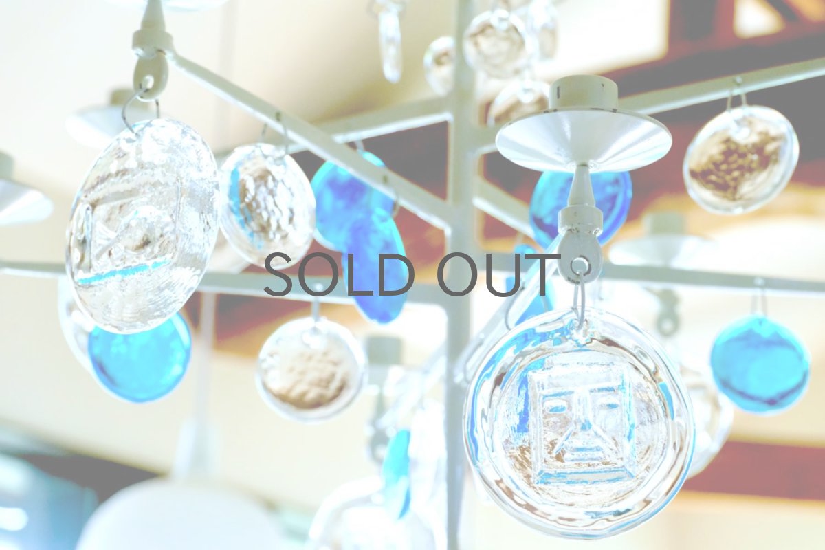 画像7: Erik Hoglund/エリックホグラン/BODA社製/ガラスキャンドル/シャンデリア/ホワイト/ブルー&クリアガラス (7)