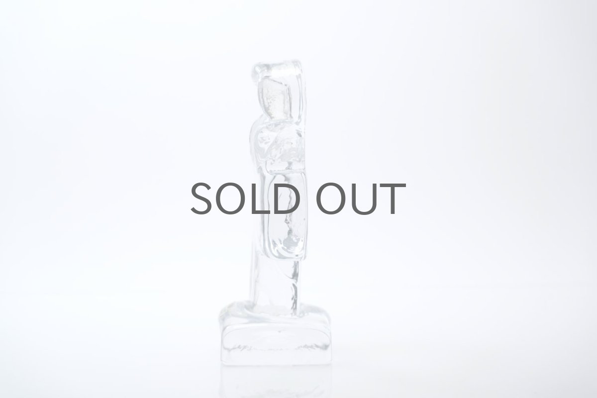 画像5: ビンテージ北欧/Erik Hoglund/エリック・ホグラン/ガラスオブジェ/バード/クリア (5)