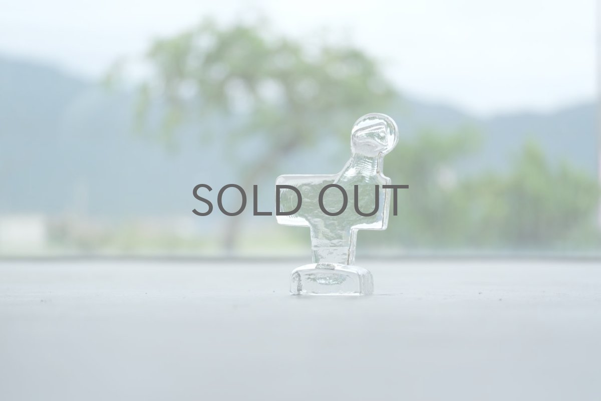 画像2: ビンテージ北欧/Erik Hoglund/エリック・ホグラン/ガラスオブジェ/バード/クリア (2)