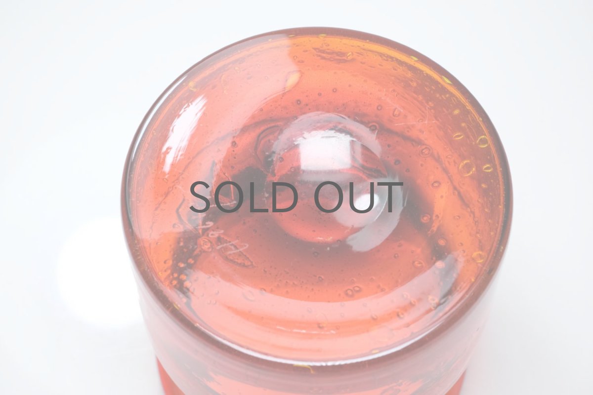 画像7: 北欧ビンテージ/Erik Hoglund/エリックホグラン/ 気泡入り/レッド/ベース (7)