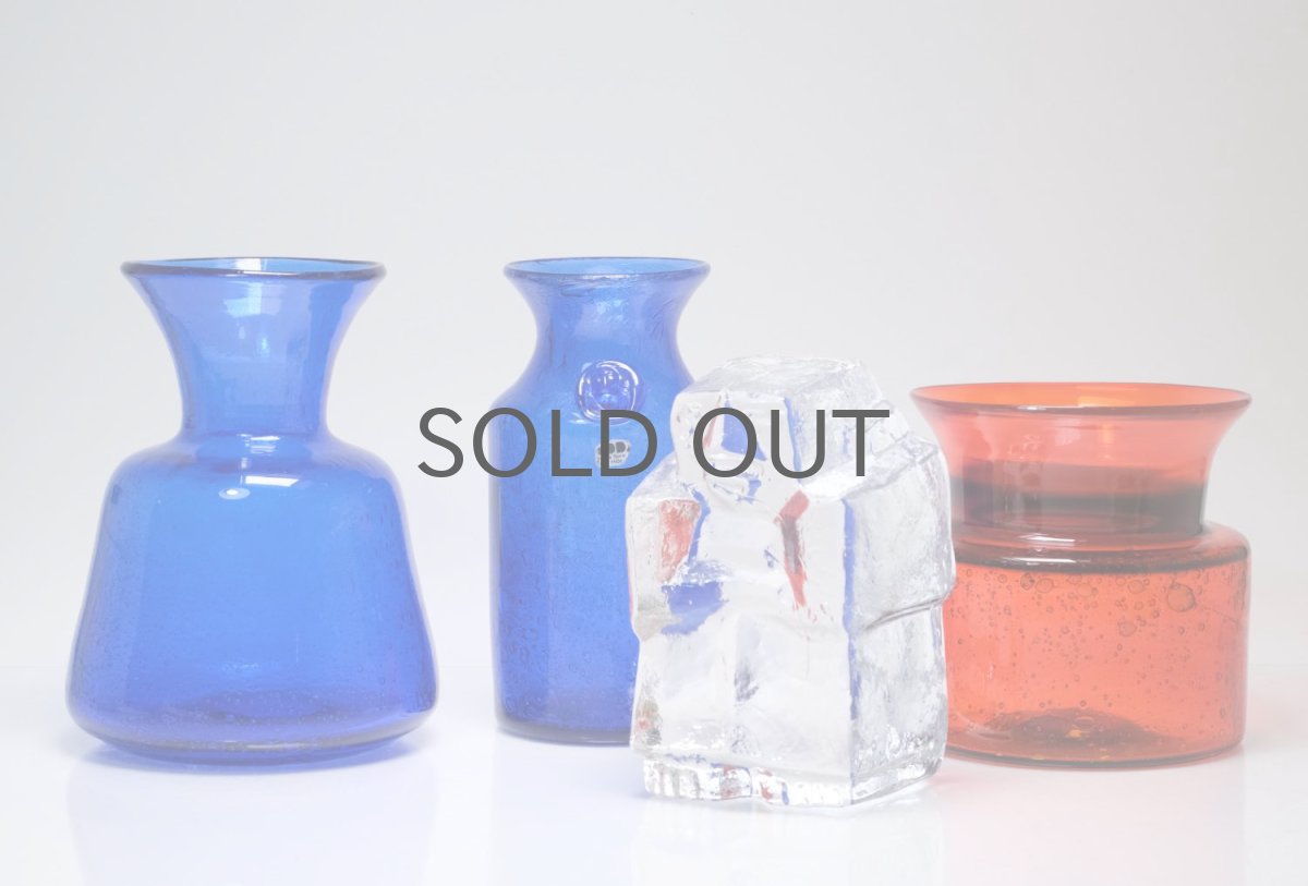 画像10: ErikHoglund/エリックホグラン/気泡入り/ボトル/オーナメント顔付き/ブルー (10)