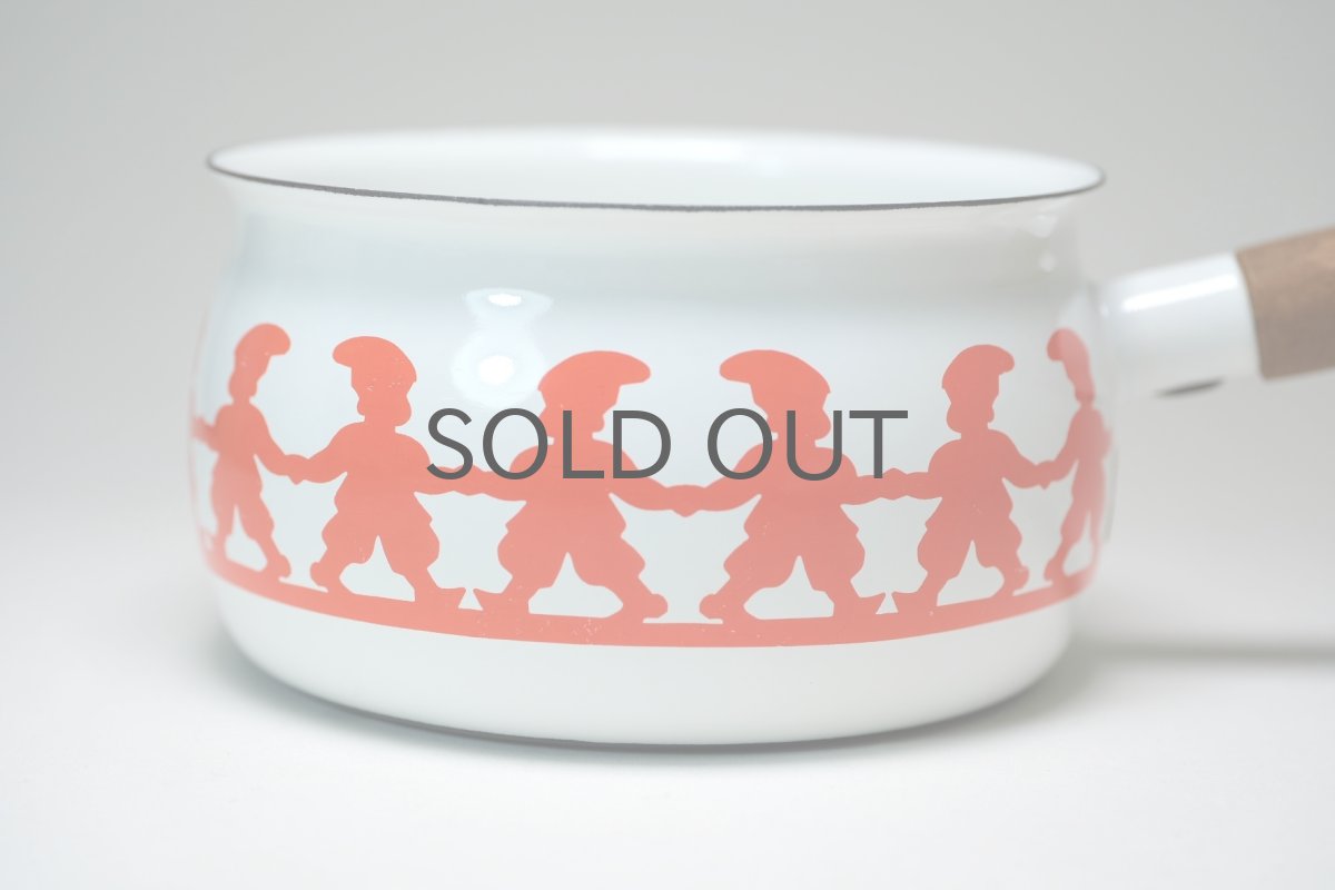 画像4: 北欧ビンテージ雑貨/Finel /フィネル/エナメル/トムテミルクパン/琺瑯ミルク鍋 (4)