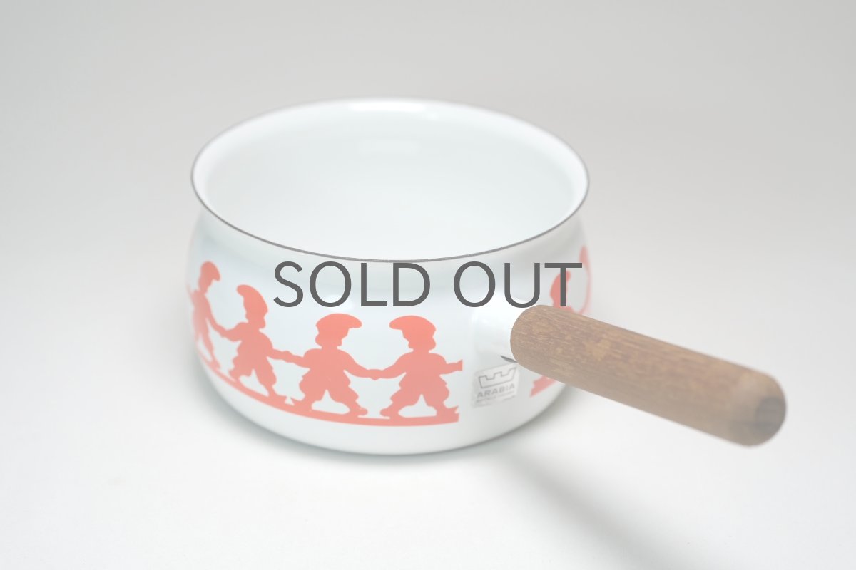 画像2: 北欧ビンテージ雑貨/Finel /フィネル/エナメル/トムテミルクパン/琺瑯ミルク鍋 (2)