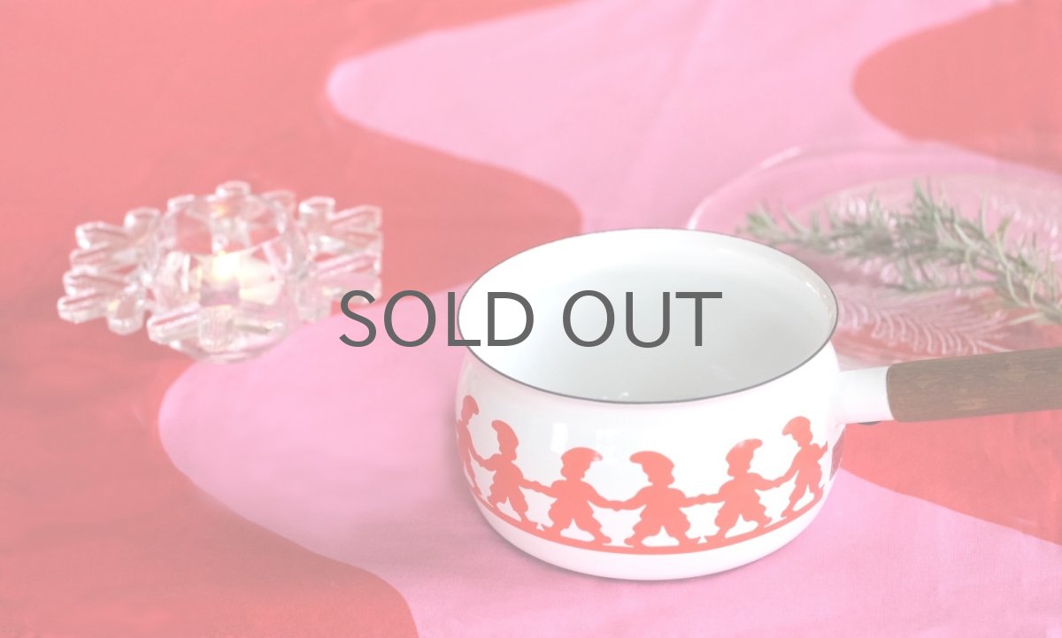 画像11: 北欧ビンテージ雑貨/Finel /フィネル/エナメル/トムテミルクパン/琺瑯ミルク鍋 (11)