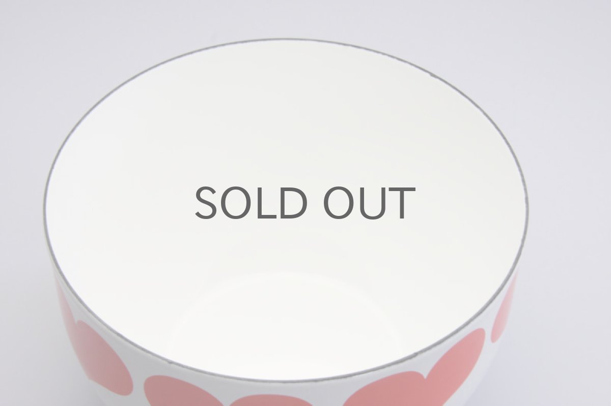 画像3: Finel /フィネル エナメルボウル ハート  Mサイズ  (3)