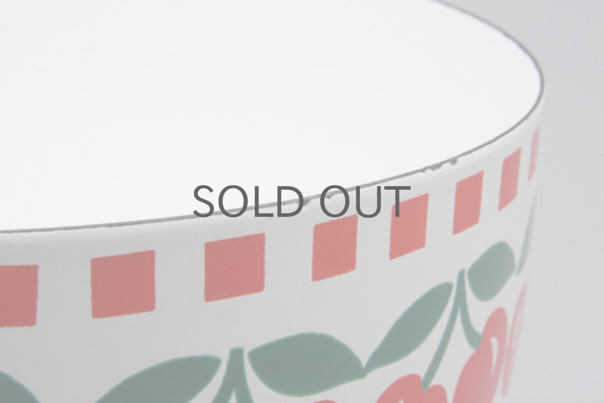 画像2: Finel /フィネル エナメルボウル チェリー  Lサイズ (2)