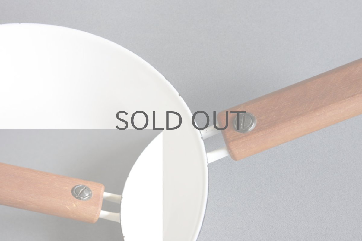 画像3:  Finel フィネル エナメル フライパン 白 (3)