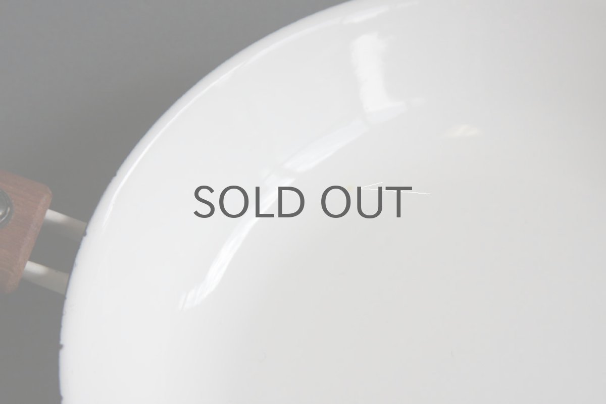 画像4:  Finel フィネル エナメル フライパン 白 (4)