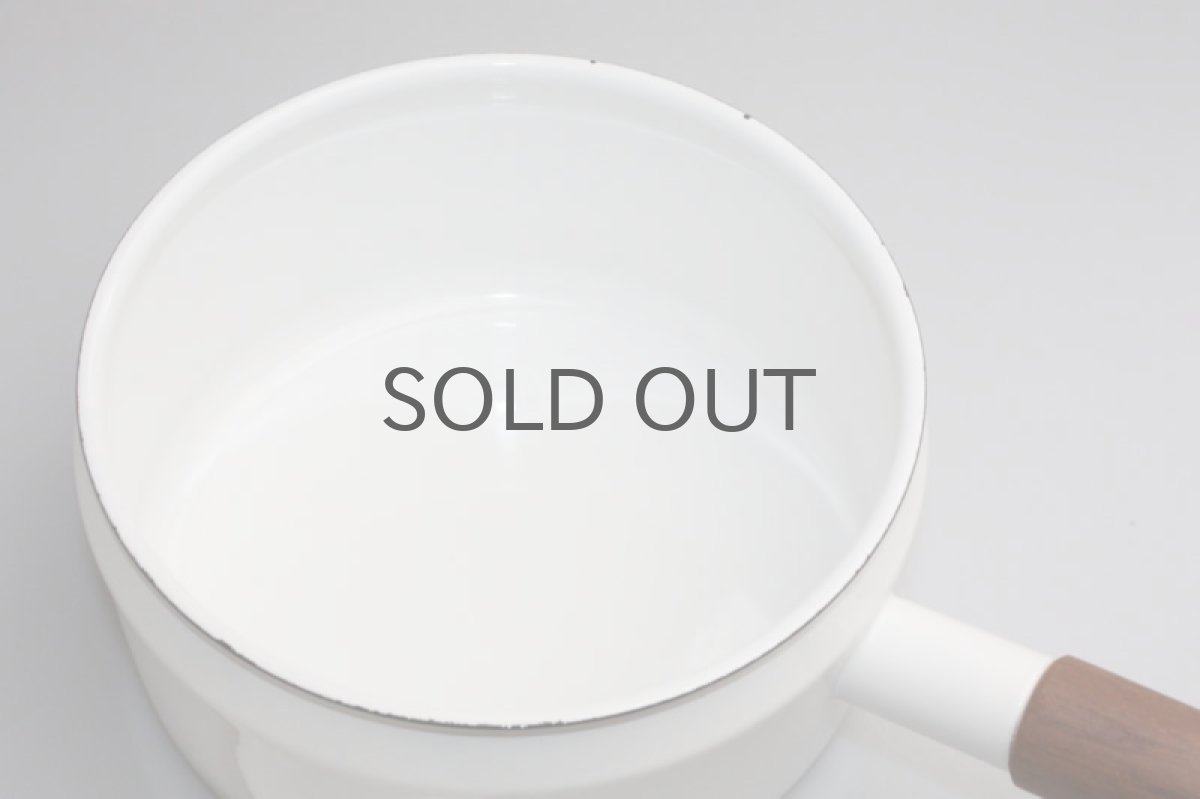 画像2: Finel フィネル エナメル 片手鍋Mサイズ 白 (2)