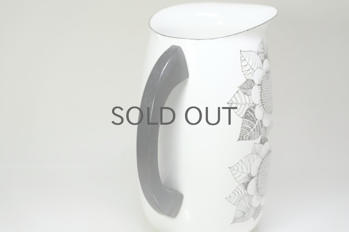 画像4: ビンテージ北欧雑貨/Finel/フィネル/ひまわり/ピッチャー (4)