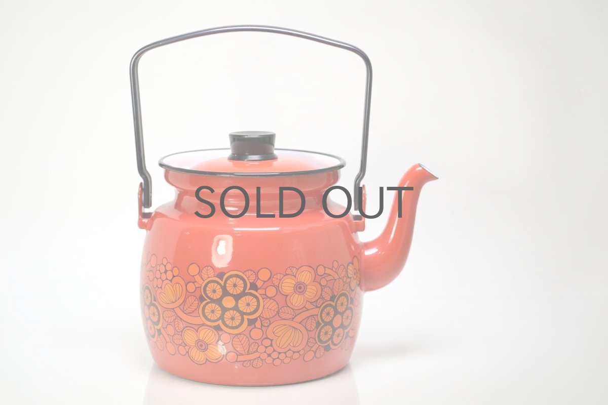 画像5: ビンテージ北欧雑貨/Finel/フィネル/ケトル/1.5リットル/レッド/未使用品 (5)