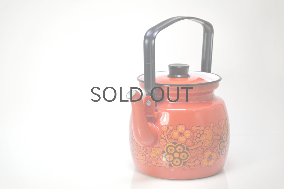 画像7: ビンテージ北欧雑貨/Finel/フィネル/ケトル/1.5リットル/レッド/未使用品 (7)