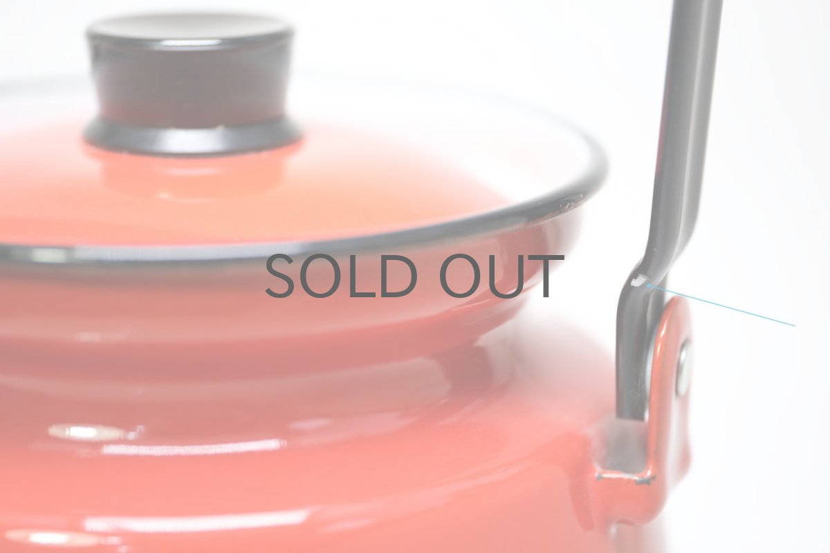 画像4: ビンテージ北欧雑貨/Finel/フィネル/ケトル/1.5リットル/レッド/未使用品 (4)