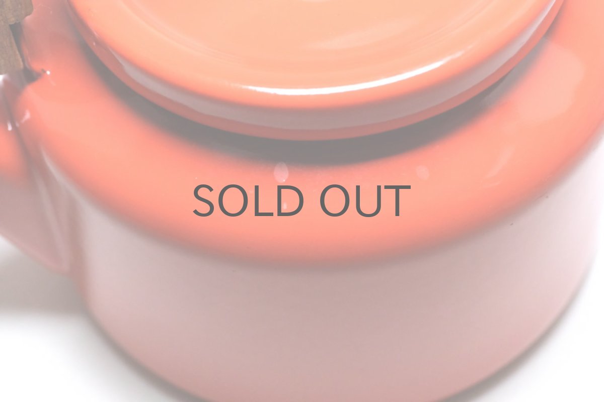 画像8: 北欧ビンテージ/Finel/フィネル/ウッドハンドル/レッド/ケトル (8)