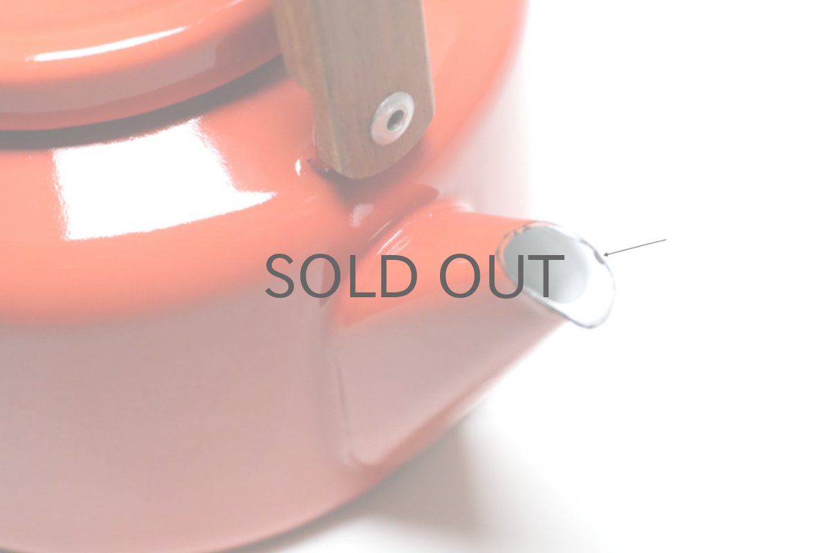 画像4: 北欧ビンテージ/Finel/フィネル/ウッドハンドル/レッド/ケトル (4)