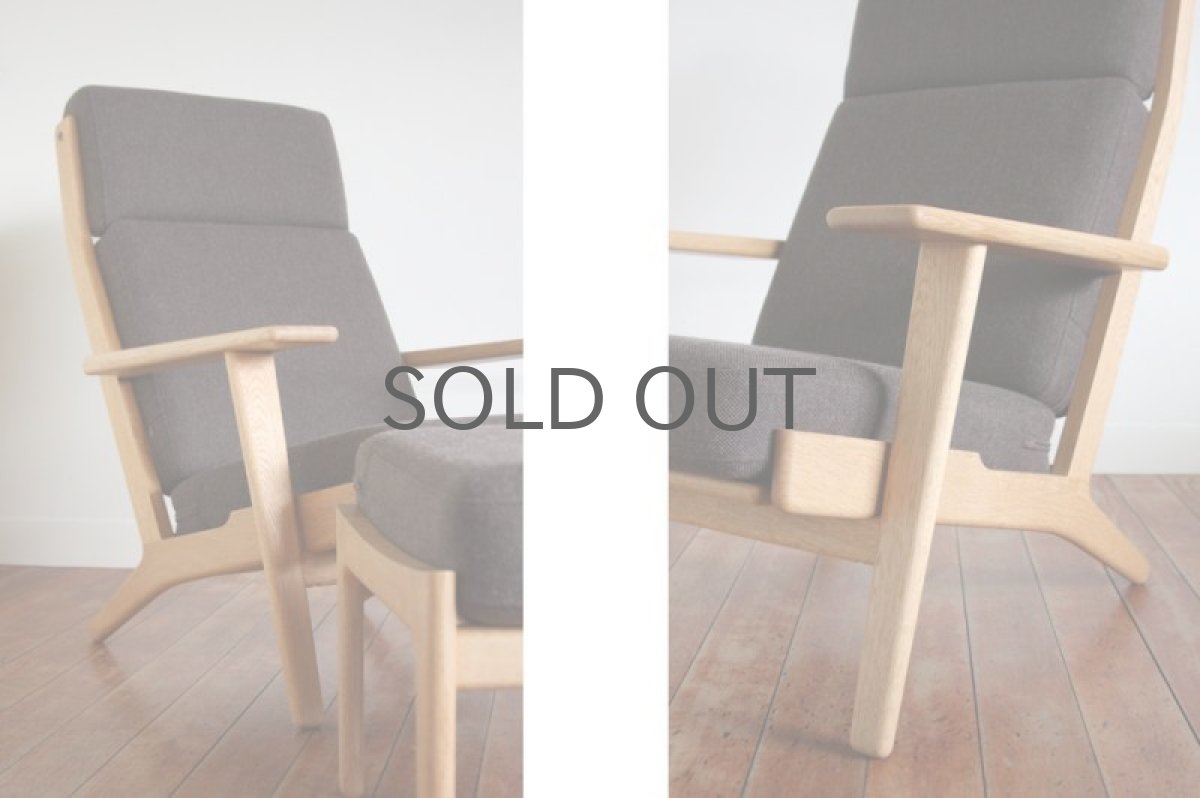 画像4:  北欧家具/Hans j Wegnerハンス J ウェグナー GE290A オーク+オットマン (4)