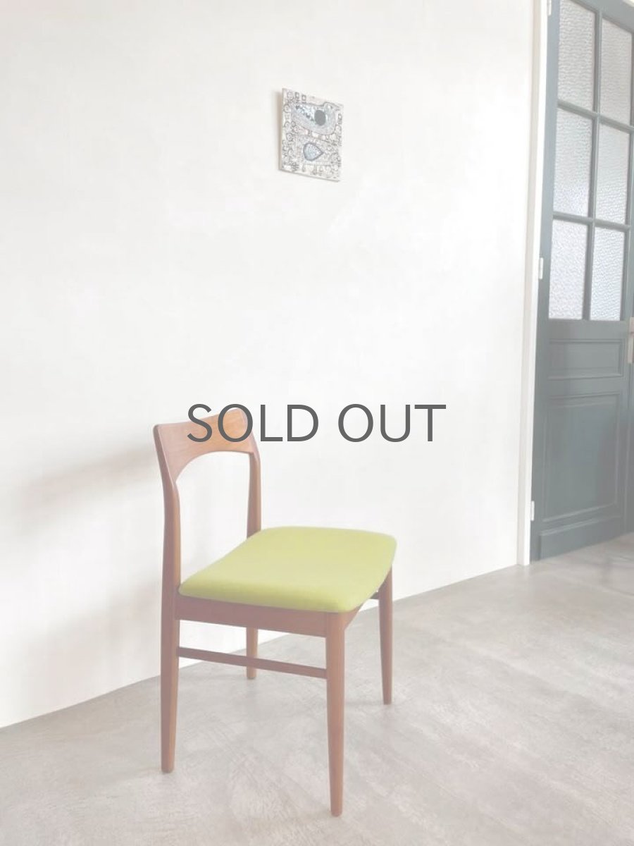 画像1: 【F様専用カート】北欧ヴィンテージ家具/デンマーク製/ビンテージ ダイニングチェア&３段式だしチェストのセットと送料 (1)