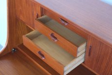 画像9: 北欧ビンテージ家具/デンマーク製/ライティングビューロー/3段引き出し/No.1 (9)
