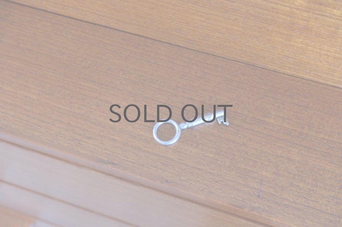 画像18: 北欧ビンテージ家具/デンマーク製/ライティングビューロー/3段引き出し/No.1 (18)