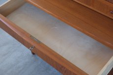 画像17: 北欧ビンテージ家具/デンマーク製/ライティングビューロー/3段引き出し/鏡付き/No.2 (17)