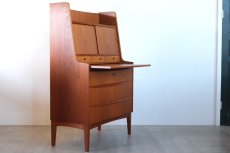 画像3: 北欧ビンテージ家具/デンマーク製/ライティングビューロー/3段引き出し/鏡付き/No.2 (3)