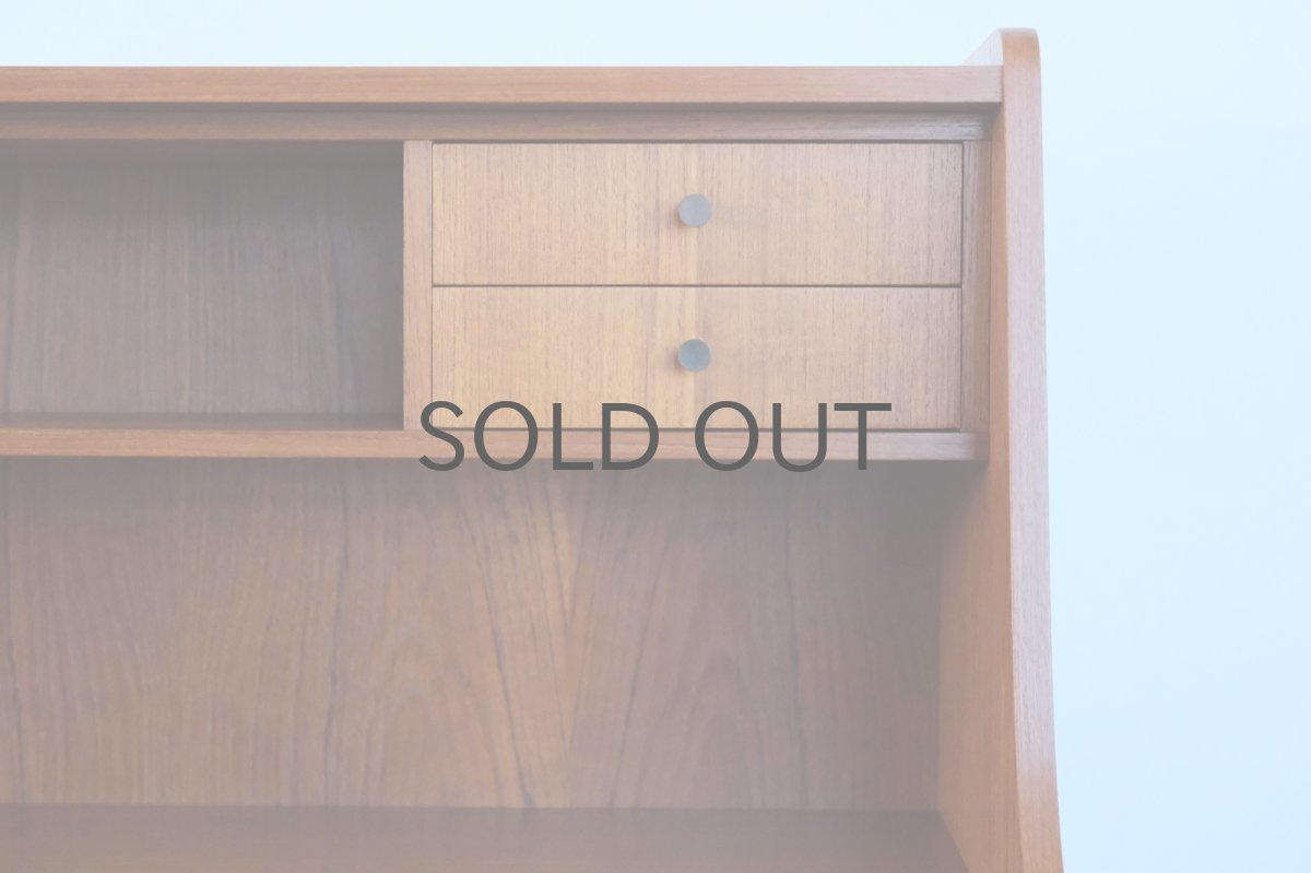 画像6: 北欧ビンテージ家具/デンマーク製/ライティングビューロー/3段引き出し/No.3 (6)