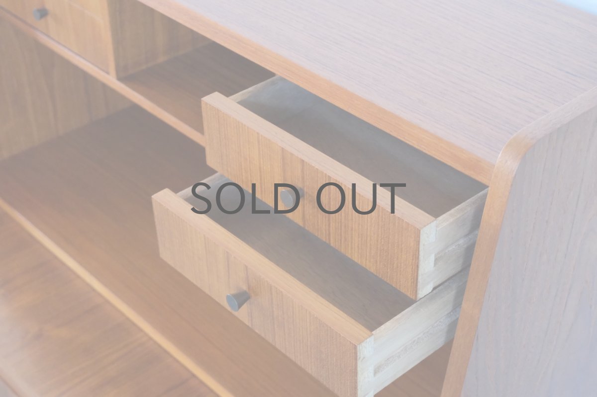 画像9: 北欧ビンテージ家具/デンマーク製/ライティングビューロー/3段引き出し/No.3 (9)