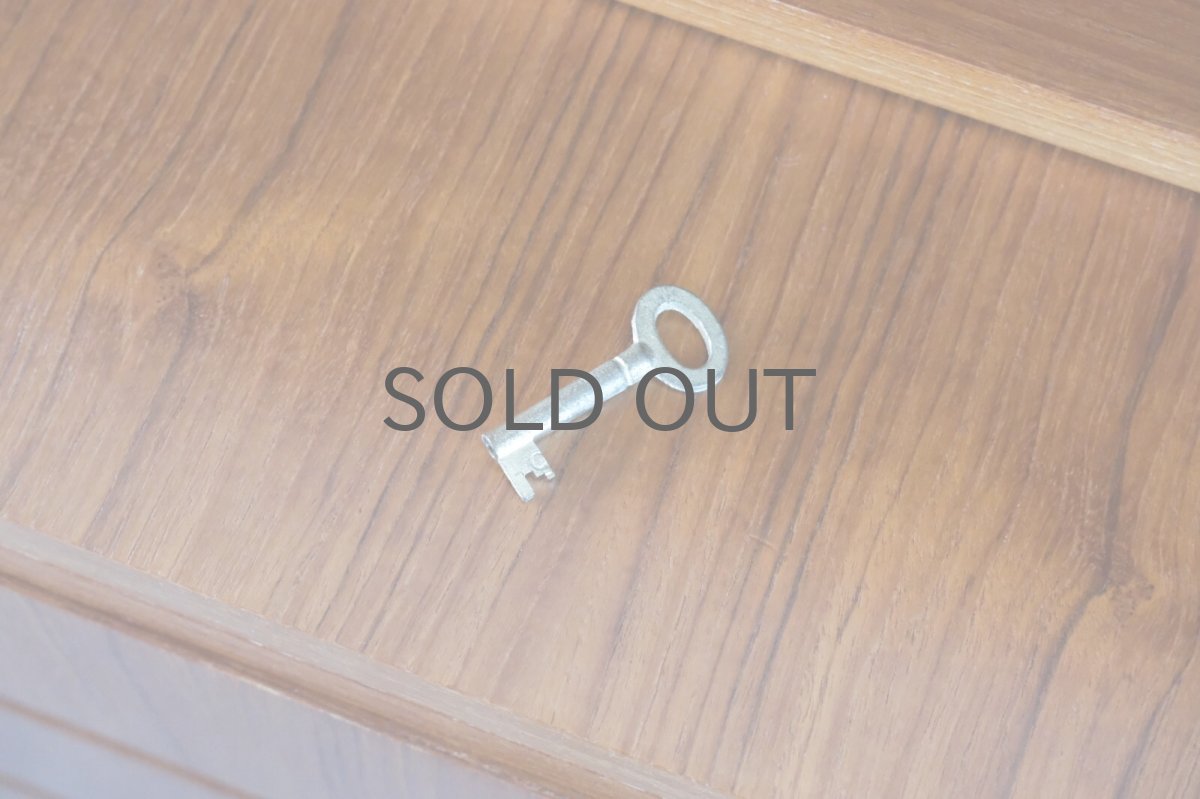 画像19: 北欧ビンテージ家具/デンマーク製/ライティングビューロー/3段引き出し/No.3 (19)