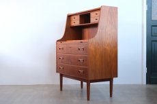 画像4: 北欧ビンテージ家具/デンマーク製/ライティングビューロー/3段引き出し/No.3 (4)