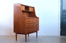 画像3: 北欧ビンテージ家具/デンマーク製/ライティングビューロー/3段引き出し/No.3 (3)