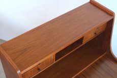 画像5: 北欧ビンテージ家具/デンマーク製/ライティングビューロー/3段引き出し/No.3 (5)