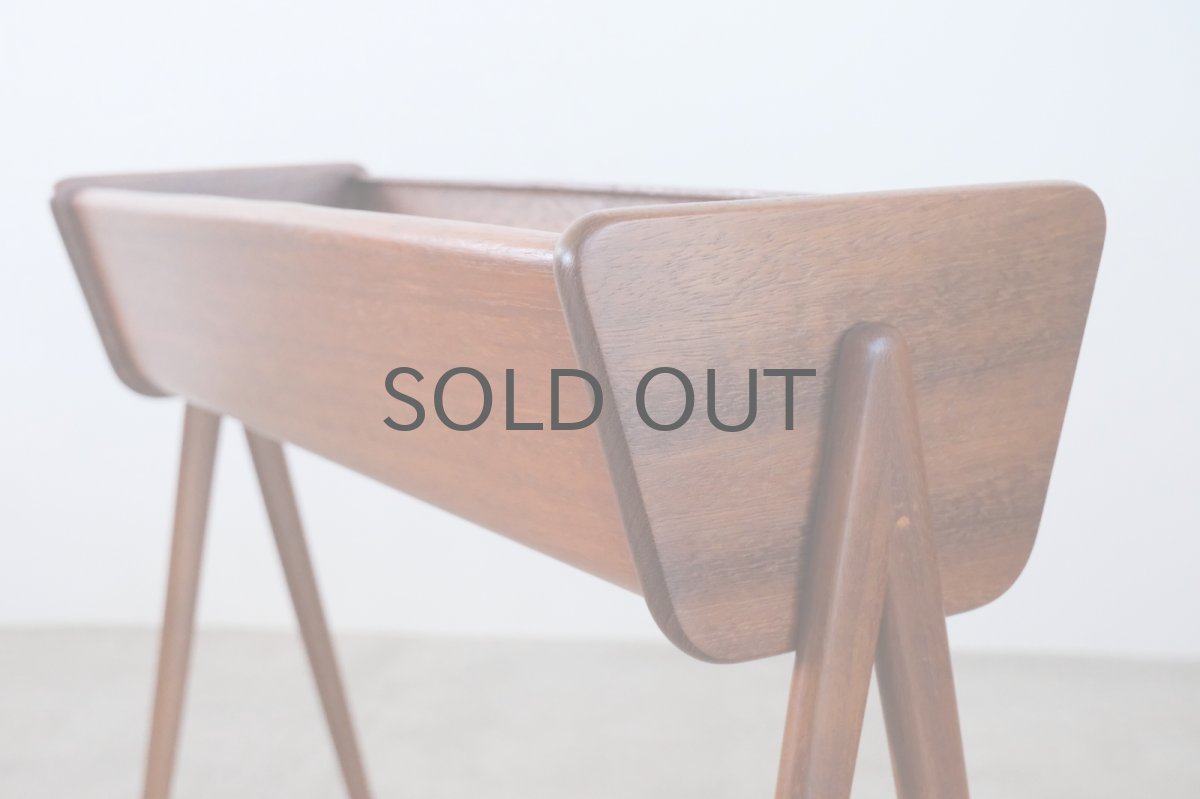 画像2: ビンテージ北欧家具/デンマーク/チーク/フラワースタンド/室内用 (2)