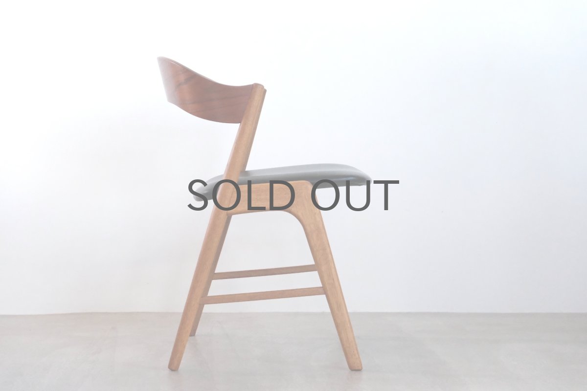 画像2: 北欧ビンテージ家具/デンマーク製/カイ・クリスチャンセン/ダイニングチェア/チーク×オーク (2)