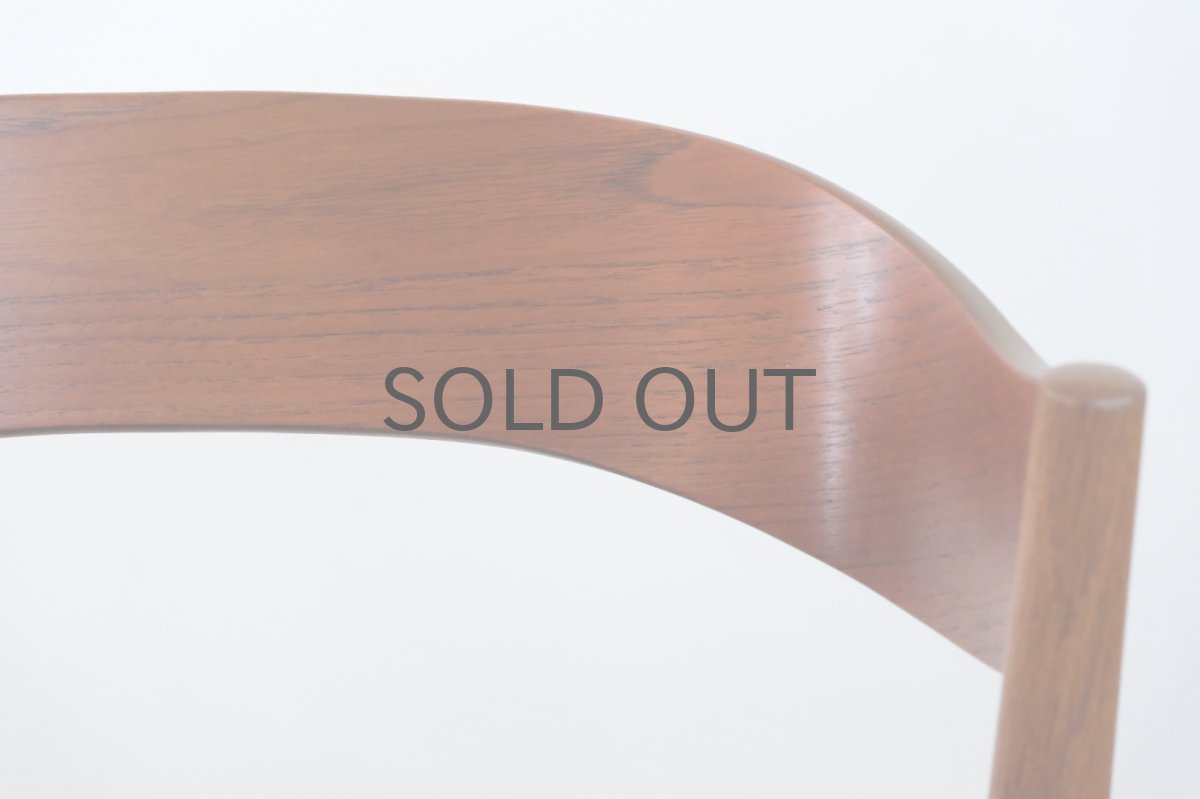 画像4: 北欧ビンテージ家具/デンマーク製/カイ・クリスチャンセン/ダイニングチェア/チーク×オーク (4)