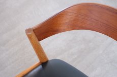 画像8: 北欧ビンテージ家具/デンマーク製/カイ・クリスチャンセン/ダイニングチェア/チーク×オーク (8)