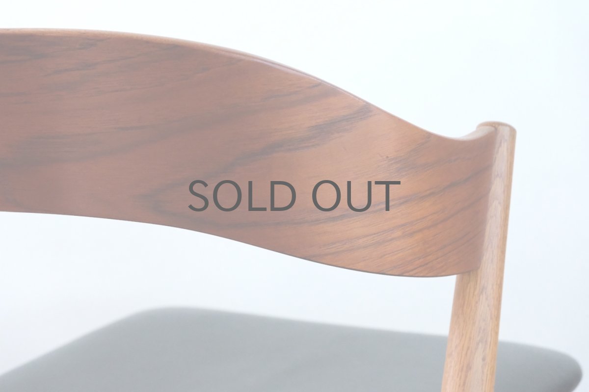 画像10: 北欧ビンテージ家具/デンマーク製/カイ・クリスチャンセン/ダイニングチェア/チーク×オーク (10)